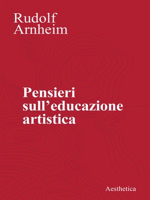 cover image of Pensieri sull'educazione estetica